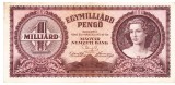 Bancnota Ungaria 1.000.000.000 Pengo 1946 P-125, Seria 078213