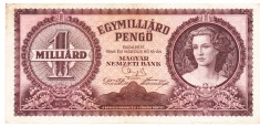 Ungaria 1 000 000 000 Pengo 1946 P-125 Seria 078213