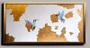 Tablou Iarna in Relief 100x140cm, Ulei pe Panza, Pictura Manuala, Semnat, Tablou Abstract Modern, Decorativ, Tablou Living, Birou