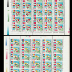 Romania 1990 - #1234 Campionatul Mondial de Fotbal Italia COALA COMPLETYA 6v MNH