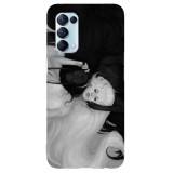 Husa compatibila cu Oppo A5 (2020) model Black &amp;amp; White, Silicon, TPU, Viceversa, Transparent, Carcasa