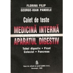 Caiet De Teste. Medicina Interna. Aparatul Digestiv - Florina Filip
