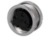 Conector M16 Soclu Mamă 3 Pini IP40