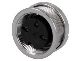 Conector M16 Soclu Mamă 3 Pini IP40