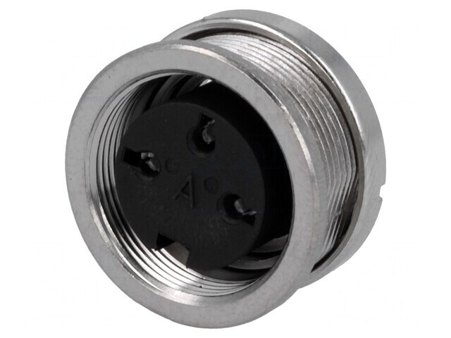 Conector M16 Soclu Mamă 3 Pini IP40