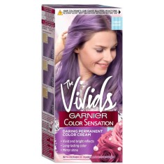 Vopsea de Par Permanenta Garnier Color Sensation 7.21, 110 ml, Vibrant Lavender, Vopsea Par Mov, Colorare Par Garnier Vibrant Lavender, Vopsea de Par foto