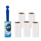 Set rola pentru curatat scame + 5 rezerve, 10 x 4.3 cm, alb albastru
