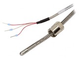 Senzor Temperatură Pt100 100&Omega; Clasa A 0-400&deg;C cu Cablu 3m