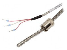 Senzor Temperatură Pt100 100&Omega; Clasa A 0-400&deg;C cu Cablu 3m