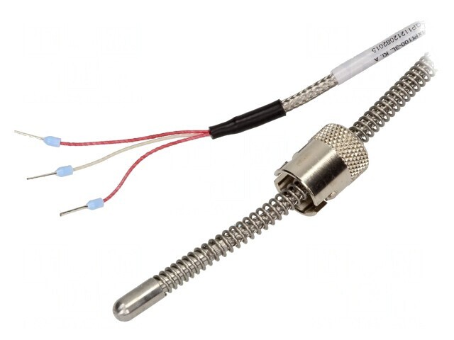 Senzor Temperatură Pt100 100&Omega; Clasa A 0-400&deg;C cu Cablu 3m