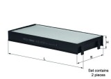 MAHLE LA 221/S Filtru, aer habitaclu