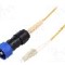 Conector fibra optica, {{Subtip conector}}, 1 pini, BULGIN - PXF4050BAC