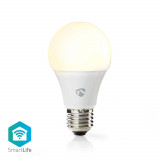 Bec LED Smart WiFi, E27, 800 lm, 9W, 2700 K, Nedis