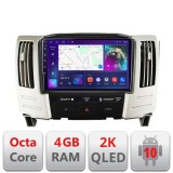 Navigatie Lexus RX300 2003-2008 Android Octa Core Ecran 2K QLED GPS 4G 4+32GB 360 KIT-RX300+EDT-E409-2K CarStore Technology