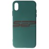 Husa Silicon Midnight Green pentru Apple iPhone XS Max - Calitate High Copy