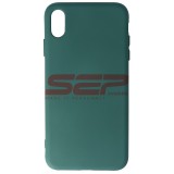 Husa Silicon Midnight Green pentru Apple iPhone XS Max - Calitate High Copy