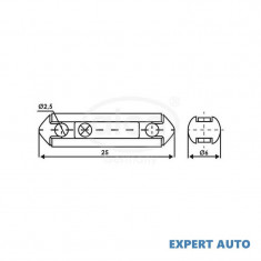 Sigurante fuzibile cilindrice 8a set 100 buc UNIVERSAL Universal #6