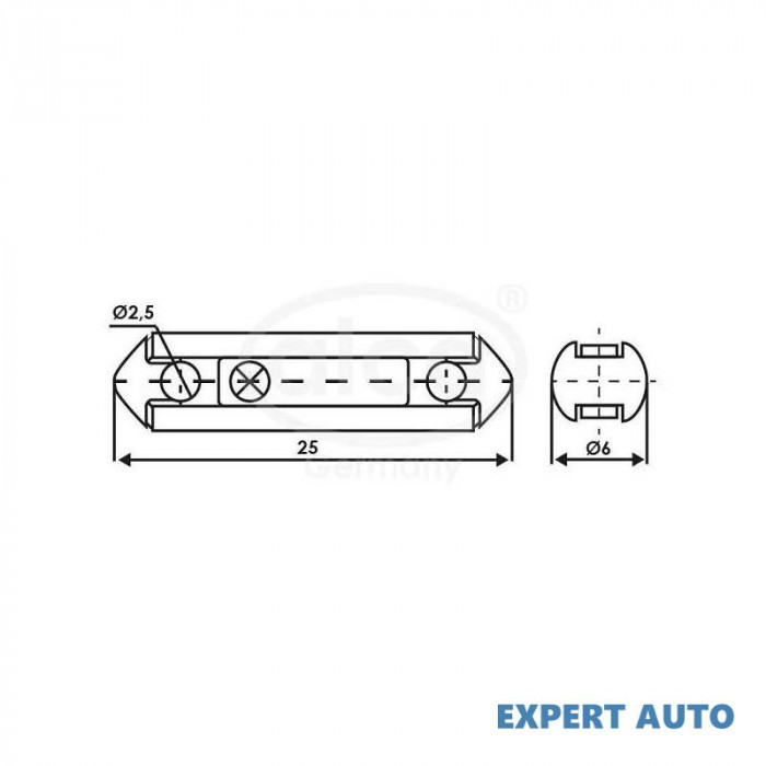 Sigurante fuzibile cilindrice 5a set 100 buc UNIVERSAL Universal #6