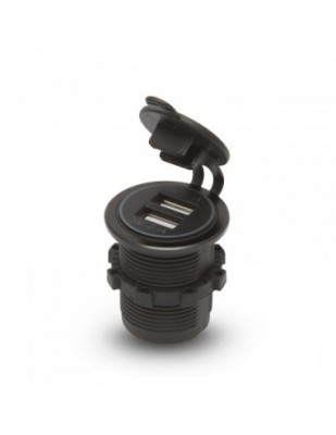 Adaptor USB instalabil &amp;icirc;n locaşul brichetei &amp;ndash; lumină verde foto