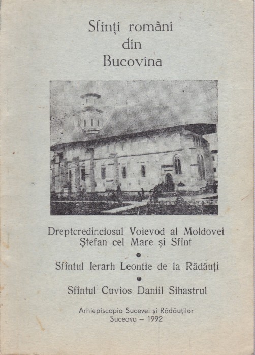 AS - SFINTI ROMANI DIN BUCOVINA