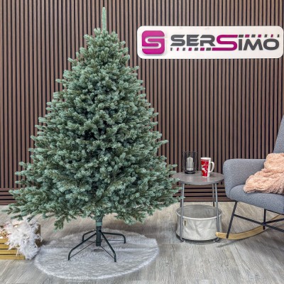 Brad artificial Christmas Deluxe by Sersimo, Alaska Select verde argintiu, integral 3D, 180 cm Household NewTrend foto