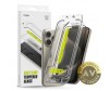 Folie de protectie Ecran Ringke Easy Slide pentru Apple iPhone 15 Pro Max Sticla Securizata Full Glue Set 2 bucati Neagra