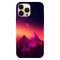 Husa compatibila cu Apple iPhone 13 Pro model Purple shades on forest, Silicon, TPU, Viceversa