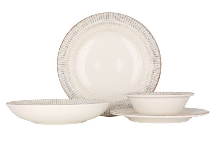 Bonna Set de vesela (Large) - Galata - 24 bucăți - 6 persoane - Porţelan