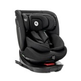 Scaun auto, Lorelli Concord Pro, Isofix, picior de sprijin, rotativ 360, cu perna de calatorie, 40-150 cm, Black