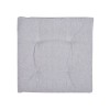 Perna pentru scaun, 40x40 cm, Gri, Bumbac/Poliester, ATU-0802091, Oem