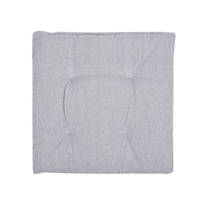Perna pentru scaun, 40x40 cm, Gri, Bumbac/Poliester, ATU-0802091