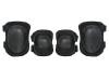 Set protectie genunchi si coate 8Fields Negru