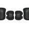 Set protectie genunchi si coate 8Fields Negru