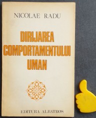 Dirijarea comportamentului uman Nicolae Radu