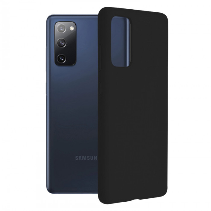 Husa pentru Samsung Galaxy S20 FE 4G / S20 FE 5G, Techsuit Soft Edge Silicone, Black