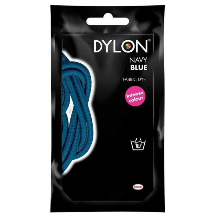 Vopsea de haine manuala Dylon Albastru Bleumarin, 50GR