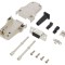 Conector D-Sub 9-Pin Mamă, ecranat