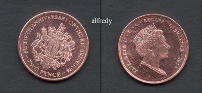 GIBRALTAR 2017 2 Pence foto