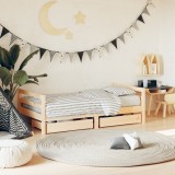 VidaXL Cadru de pat copii cu sertare, 80x160 cm, lemn masiv pin
