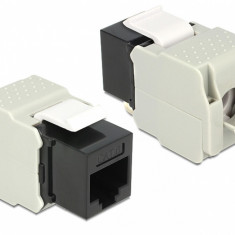 Modul Keystone RJ45 la LSA Cat.6 UTP Negru, Delock 86340