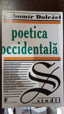 Poetica occidentala - Lubomir Dolezel foto