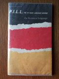 P.I.L.L. the 24 hour language course, the German Language, instructional book