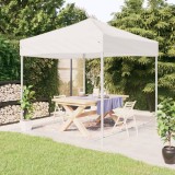VidaXL Cort pliabil pentru petrecere, alb, 2x2 m