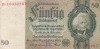 GERMANIA 50 reichsmark 1933 VF!!!