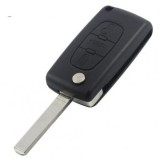 Carcasa cheie Topautochei&reg; pentru Peugeot 307 107 207 407 408 / Lamela VA2 / Fara suport baterie, Fara Brand