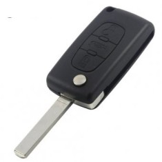 Carcasa cheie Topautochei&reg; pentru Peugeot 307 107 207 407 408 / Lamela VA2 / Fara suport baterie