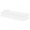 Cadru de pat mic single, alb, 75x190 cm, lemn masiv