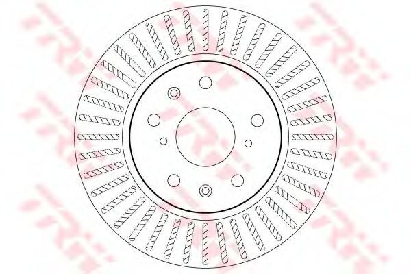 Disc frana SUZUKI SWIFT III (MZ, EZ) (2005 - 2016) TRW DF7398