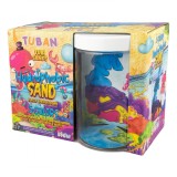Cumpara ieftin Set Nisip Hidrofob - 5 culori si acvariu, Tuban