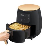 Friteuza cu aer cald Cheffinger, 1400 W, LCD si Touch, 4.5 l, Negru